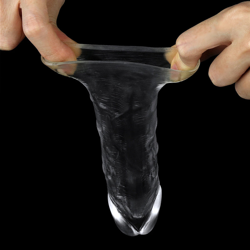 LoveToy - Flawless - Transparante Penis Sleeve - 15.5 cm