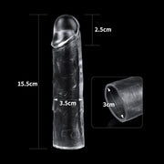 LoveToy - Flawless - Transparante Penis Sleeve - 15.5 cm