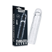 LoveToy - Flawless - Transparante Penis Sleeve - 19 cm
