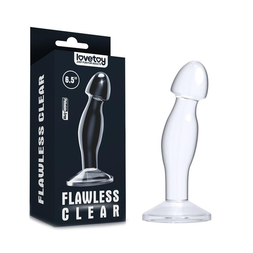 LoveToy - Flawless - Transparante Prostaat Plug - 16.5 cm