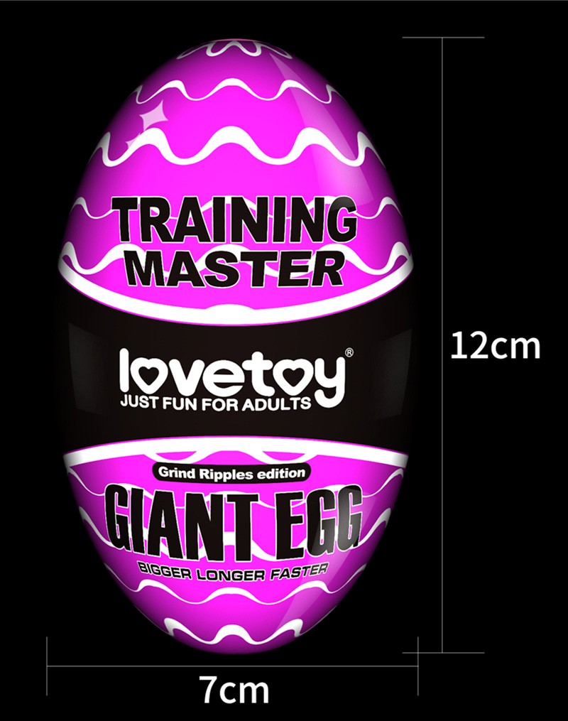 LoveToy - Giant Egg - Masturbator Ei - Paars