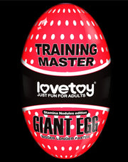 LoveToy - Giant Egg - Masturbator Ei - Rood