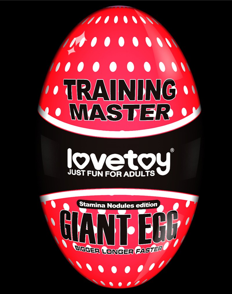 LoveToy - Giant Egg - Masturbator Ei - Rood