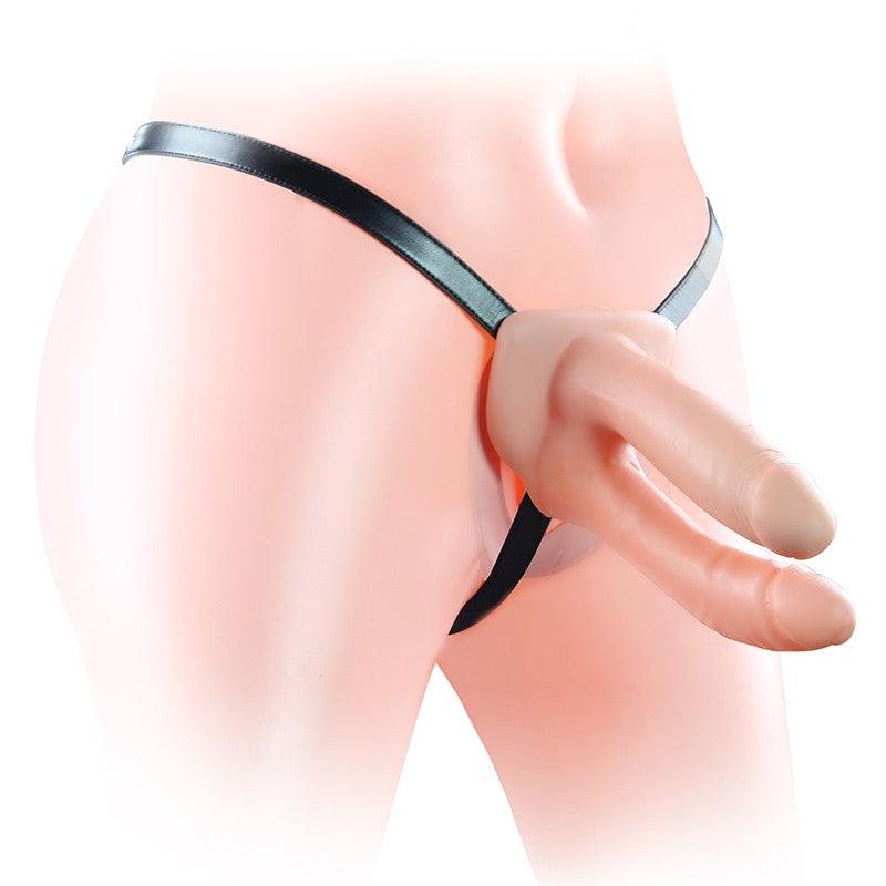 LoveToy - Holle Dubbele Penetratie Strap-on 15 cm