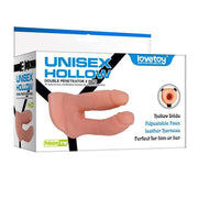 LoveToy - Holle Dubbele Penetratie Strap-on 15 cm