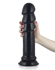 LoveToy - Anal Ripples - King Size Anaal Dildo - Zwart