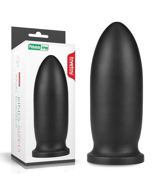 LoveToy - Anal Bomber - King Size Buttplug - Diameter 8.5 cm - Lengte 23 cm - PVC - Zwart