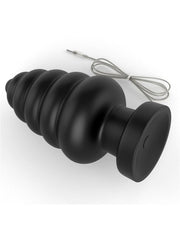 LoveToy - Anal Cracker - King Size Vibrerende Buttplug - 18 cm - Zwart