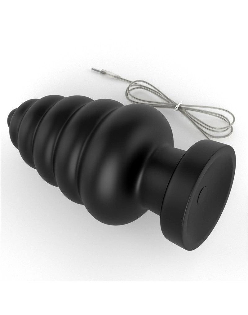 LoveToy - Anal Cracker - King Size Vibrerende Buttplug - 18 cm - Zwart