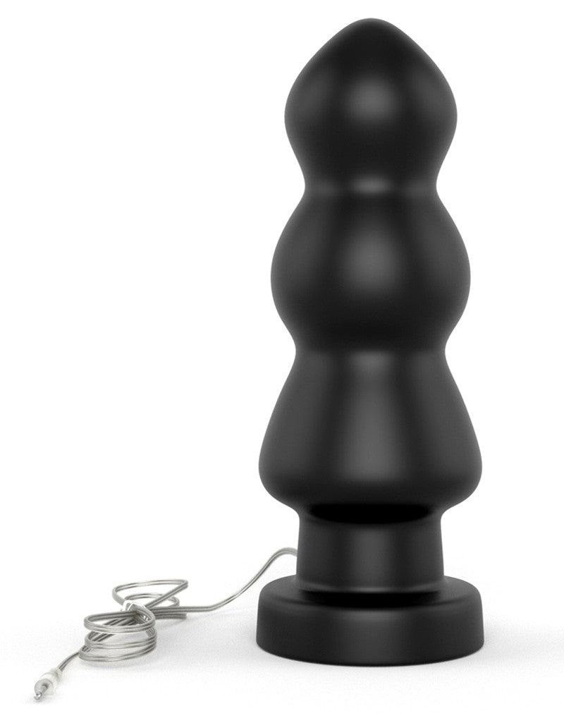 LoveToy - Anal Rigger - King Size Vibrerende Buttplug 20 cm - Zwart