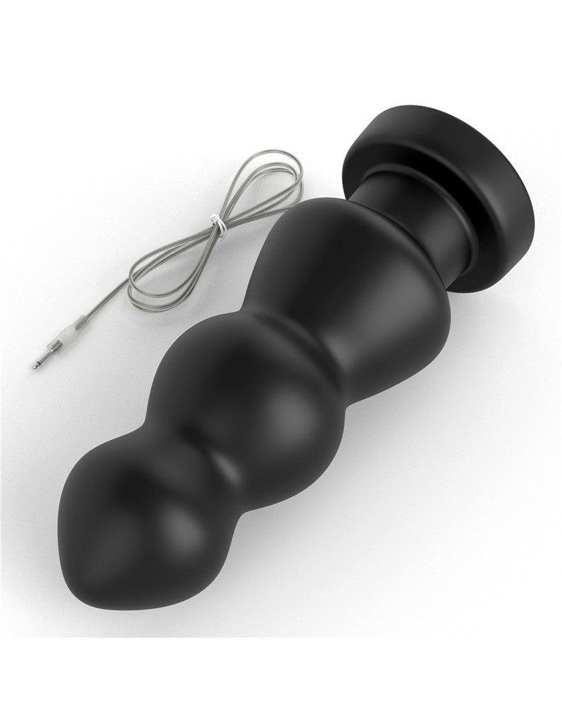 LoveToy - Anal Rigger - King Size Vibrerende Buttplug 20 cm - Zwart