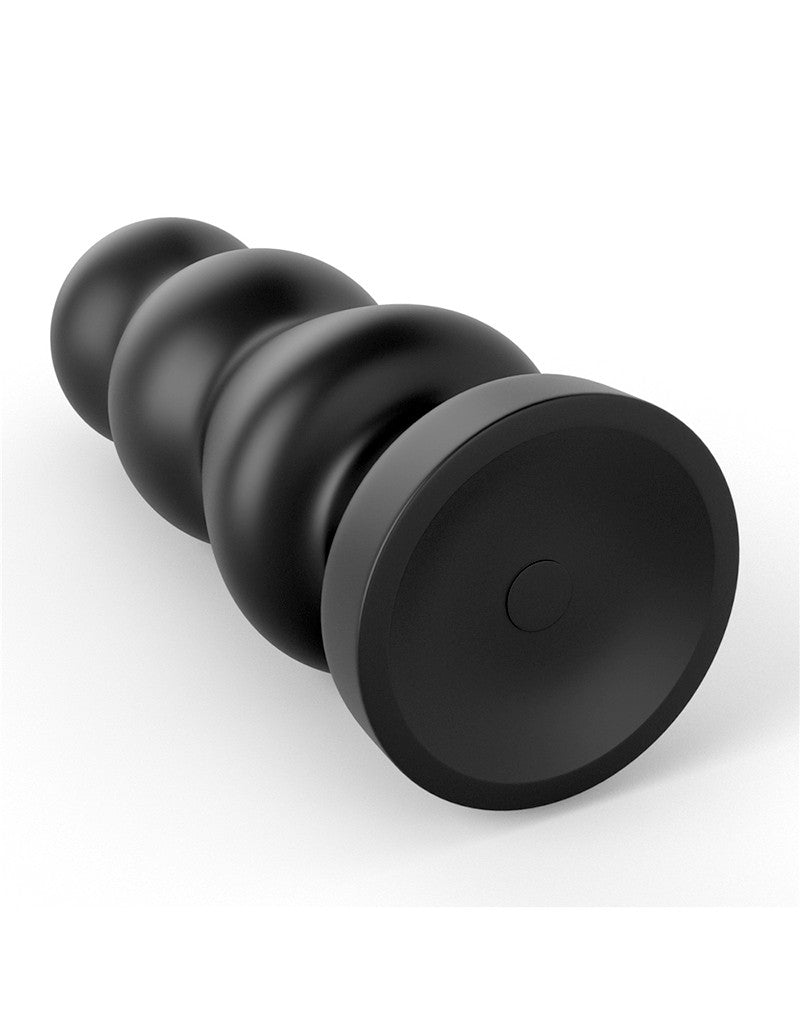 LoveToy - Anal Rigger - King Size Vibrerende Buttplug 20 cm - Zwart
