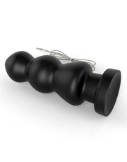 LoveToy - Anal Rigger - King Size Vibrerende Buttplug 20 cm - Zwart