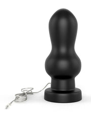 LoveToy - Rammer - King Size Vibrerende Buttplug - 18 cm - Zwart