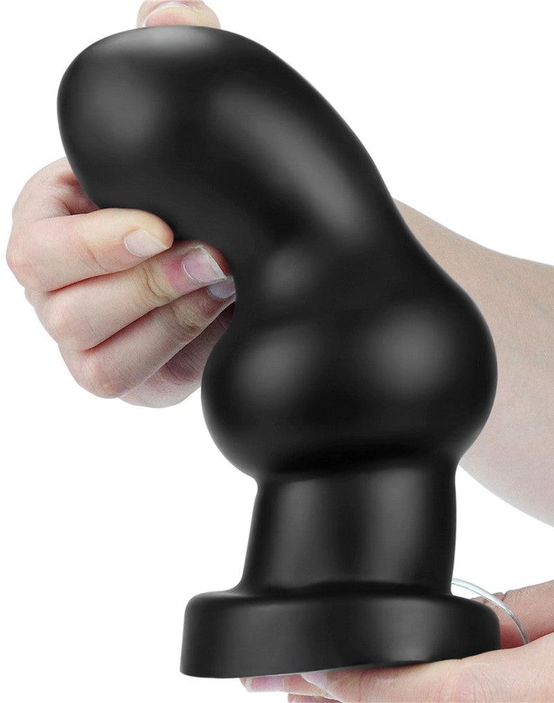 LoveToy - Rammer - King Size Vibrerende Buttplug - 18 cm - Zwart