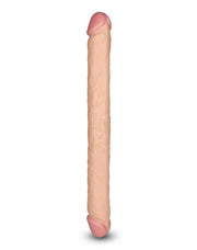 LoveToy - Kingsize Slim Ultra Dubbele Dildo 45 cm - Lichte Huidskleur