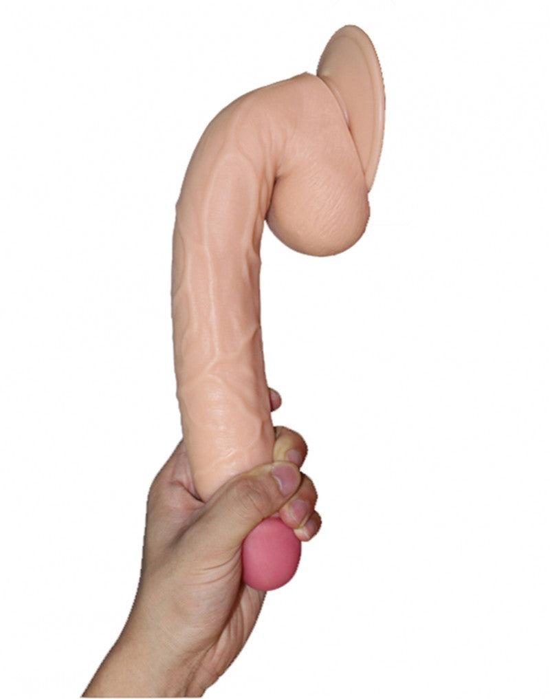 LoveToy - Legendary - King Size Realistische Dildo - 25.5 cm - Lichte Huidskleur
