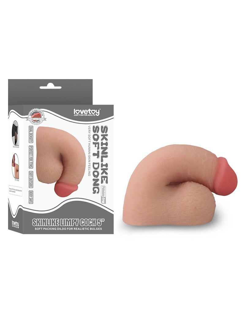 LoveToy - Levensechte Slappe Penis - Limpy Cock - 12 cm - Lichte Huidskleur