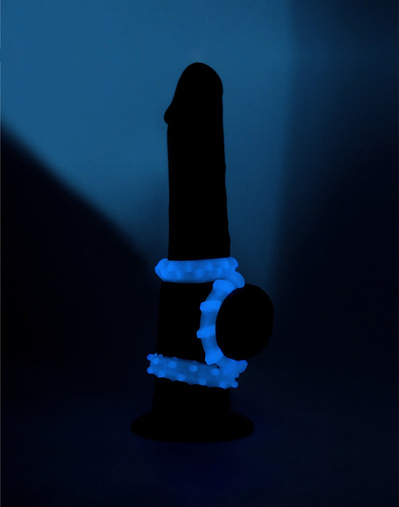 LoveToy - Lumino Play - Cockringen Set 3-delig - Glow In The dark