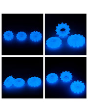 LoveToy - Lumino Play - Cockringen Set 3-delig - Glow In The dark