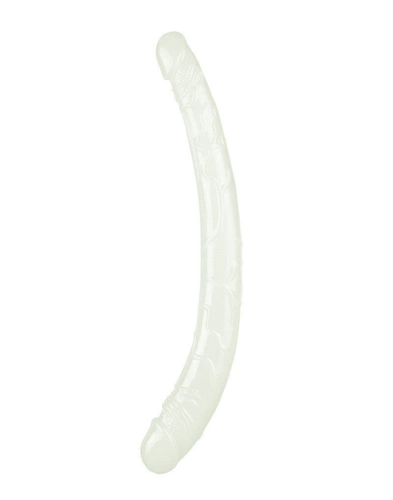 LoveToy - Lumino Play - Dubbele Dildo - 37 cm - Glow In The dark