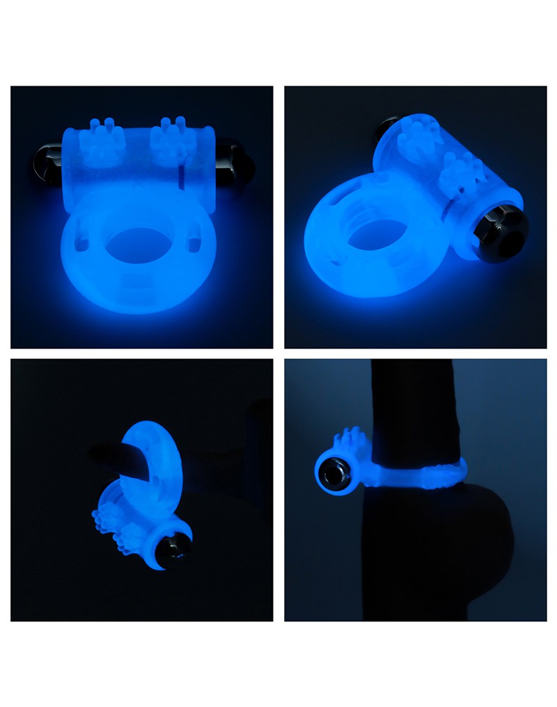 LoveToy - Lumino Play - Vibrerende Cockring - Glow In The dark