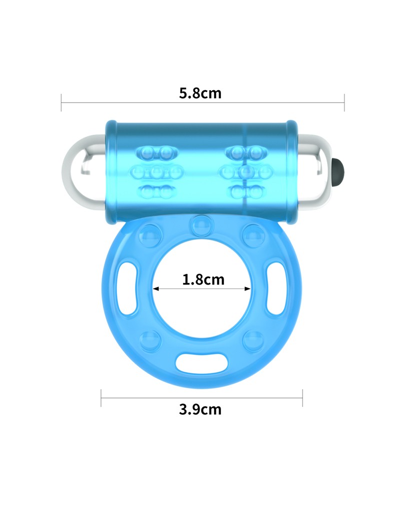 LoveToy - Lumino Play - Vibrerende Cockring - Glow In The dark