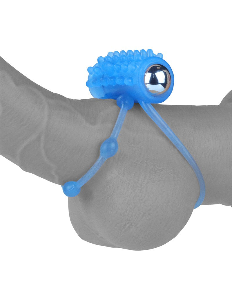 LoveToy - Lumino Play - Vibrerende Cockring Met Nopjes- Glow In The dark
