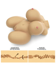 LoveToy Streetgirls 6 - BBW Masturbator - Realistisch - TPE - 32,5 cm