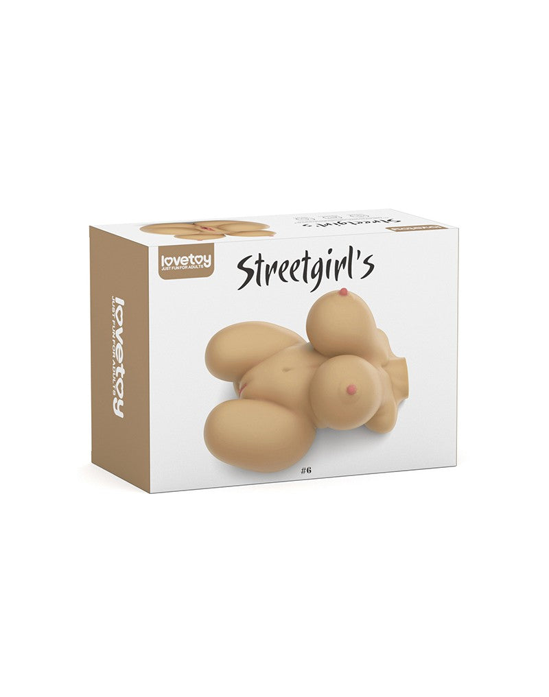 LoveToy Streetgirls 6 - BBW Masturbator - Realistisch - TPE - 32,5 cm