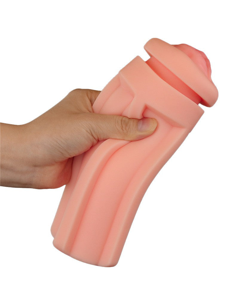 Lovetoy - Masturbator in Bierblikje - Pleasure Brew Blonde Ale Vagina Masturbator - Nude & Groen - TPE