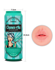 Lovetoy - Masturbator in Bierblikje - Pleasure Brew Blonde Ale Vagina Masturbator - Nude & Groen - TPE