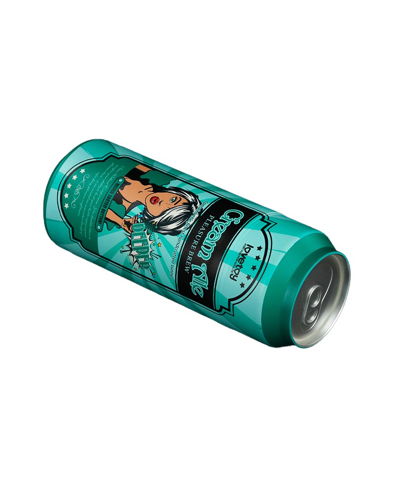 Lovetoy - Masturbator in Bierblikje - Pleasure Brew Blonde Ale Vagina Masturbator - Nude & Groen - TPE