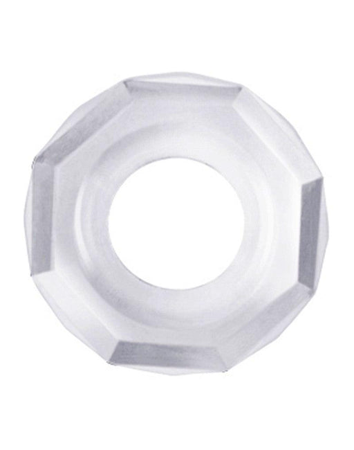LoveToy - PowerPlus - Flexibele Cockring Gehoekt - Transparant