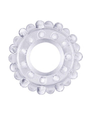 LoveToy - PowerPlus - Flexibele Cockring Nopjes - Transparant