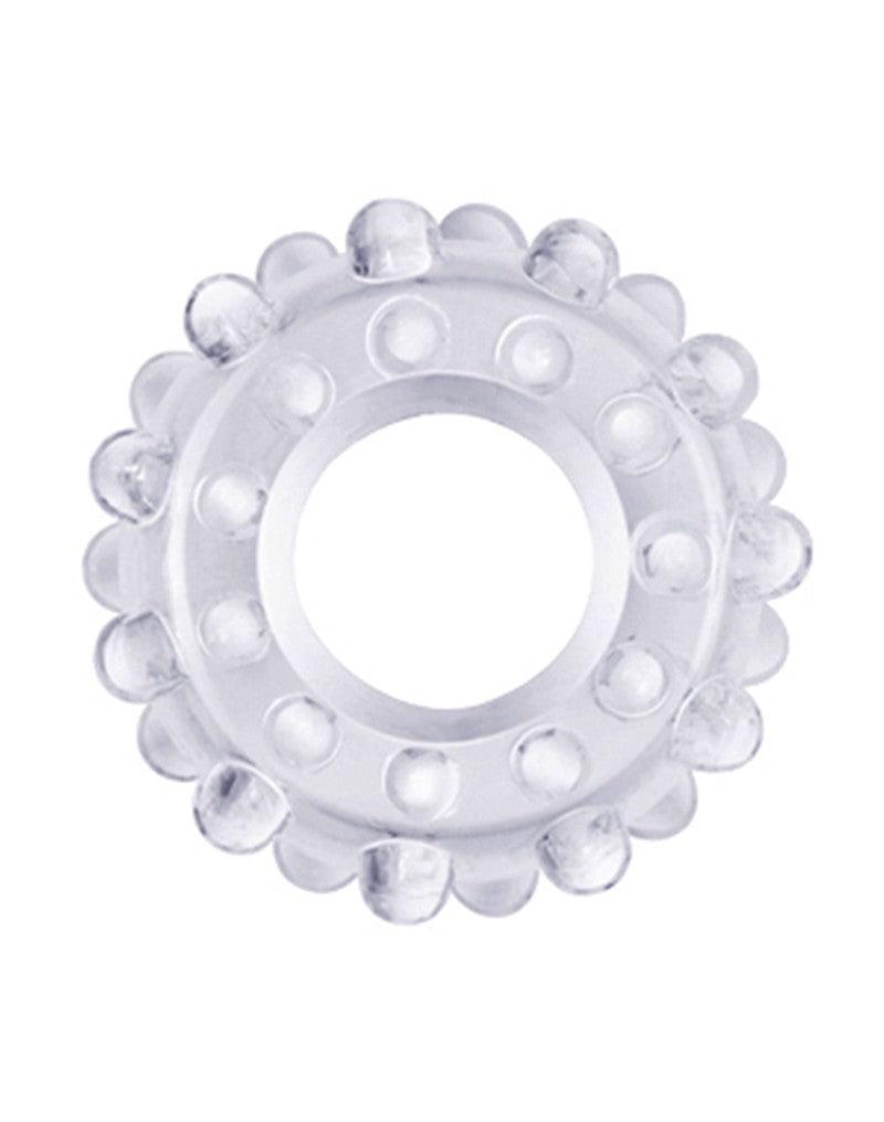 LoveToy - PowerPlus - Flexibele Cockring Nopjes - Transparant