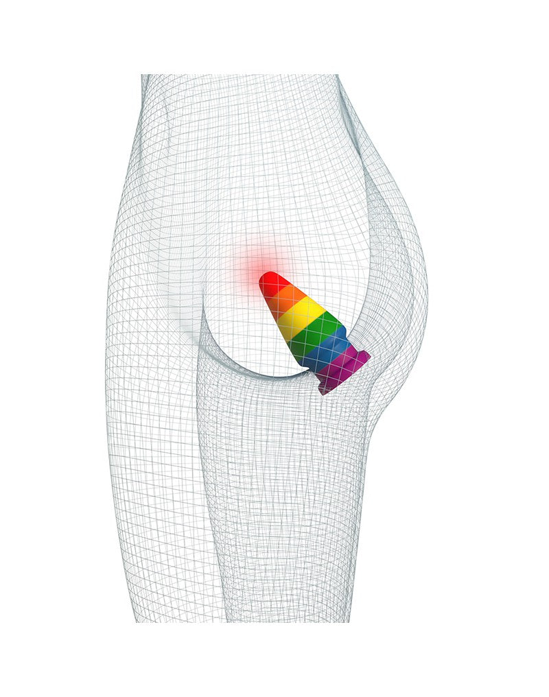 LoveToy - Rainbow Pride - Buttplug - 15 cm