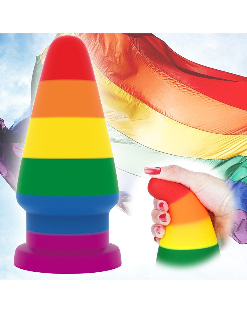 LoveToy - Rainbow Pride - Buttplug - 15 cm