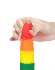 LoveToy - Rainbow Pride Dildo 18.5 cm