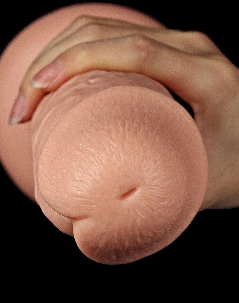 LoveToy - Realistische Lange XXL Dildo 28 cm - Lichte Huidskleur