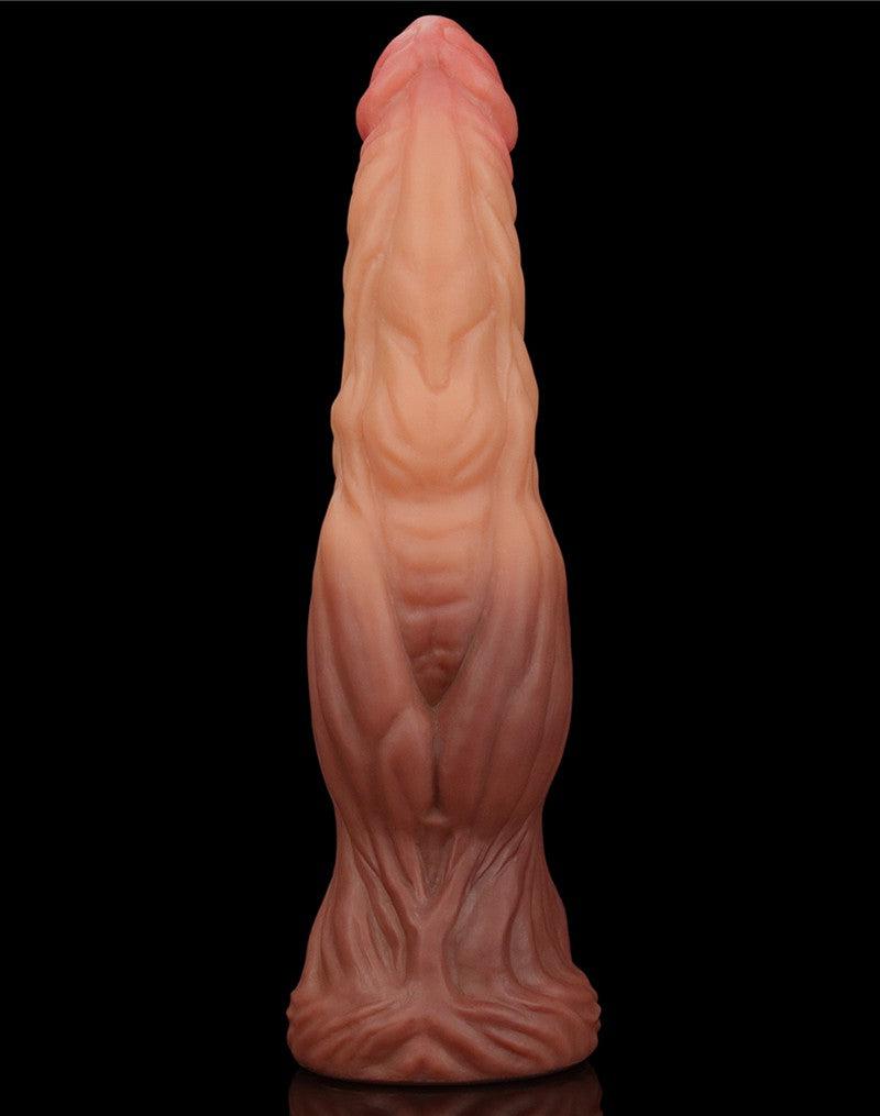 LoveToy - Realistische XXL Dildo 24.5 cm - Lichte/donkere Huidskleur