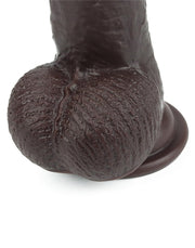 LoveToy - Realistische XXL Dildo Met Zuignap 23 x 4 cm - Bruin
