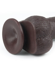 LoveToy - Realistische XXL Dildo Met Zuignap 23 x 4 cm - Bruin