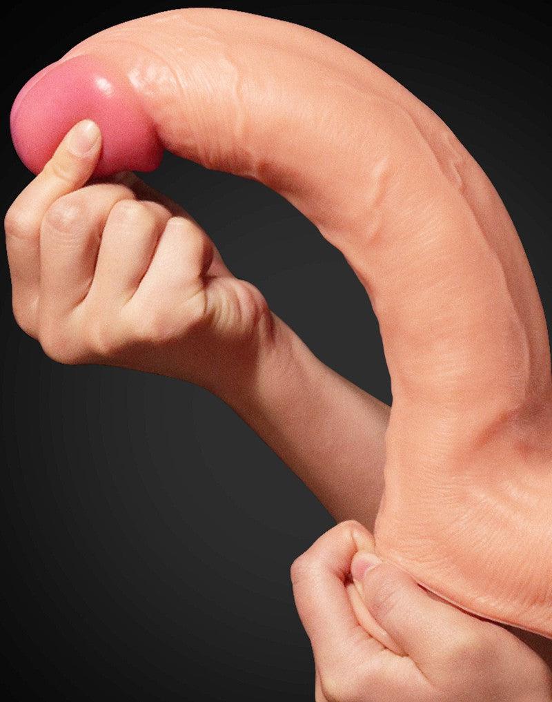LoveToy - Realistische XXL Dildo Met Zuignap 30.5 cm - Lichte Huidskleur
