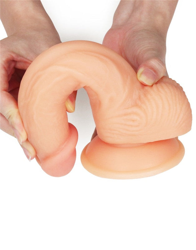 LoveToy - The Ultra Soft Dude - Realistische Dildo - 20.5 x 3.5 cm