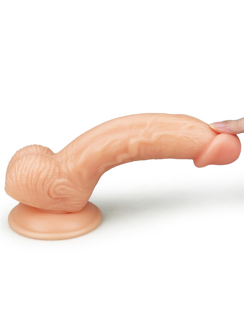LoveToy - The Ultra Soft Dude - Realistische Dildo - 20.5 x 3.5 cm