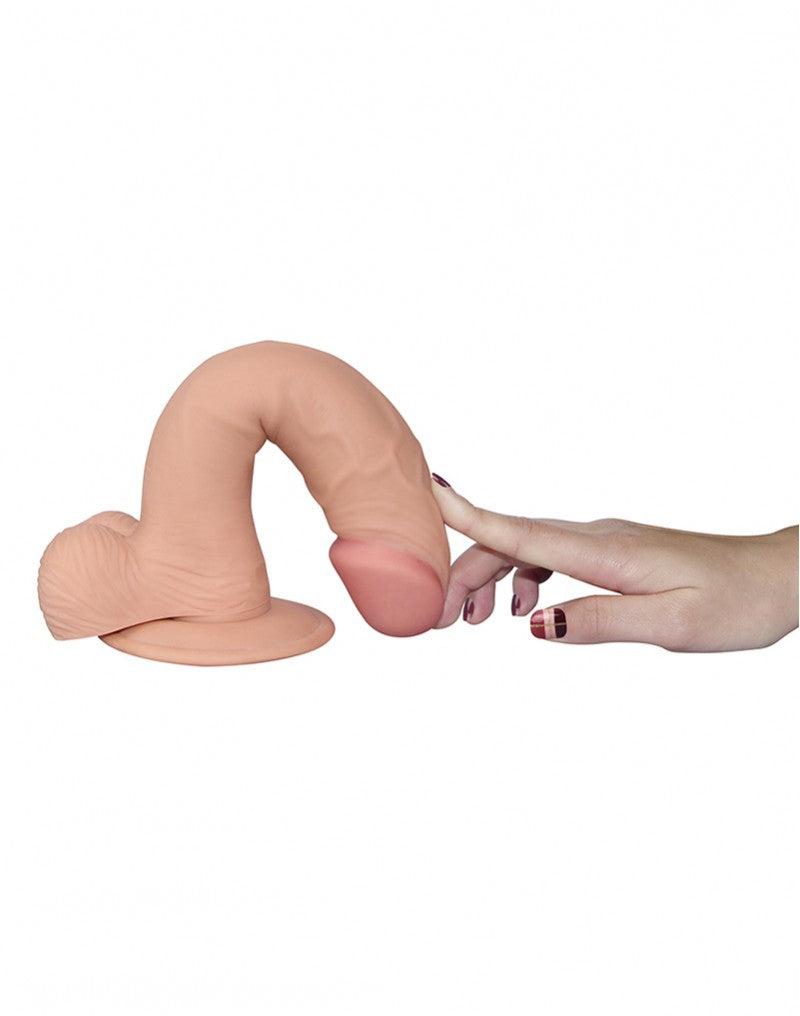 LoveToy - The Ultra Soft Dude - Realistische Dildo - 23 cm x 4,1 cm