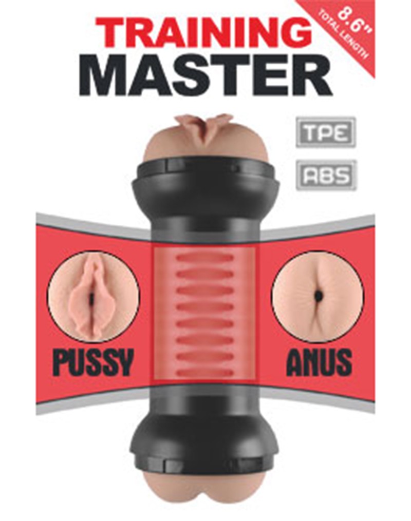 LoveToy - Training Master - Dubbele Masturbator - Pussy & Ass