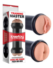 LoveToy - Training Master - Dubbele Masturbator - Pussy & Ass
