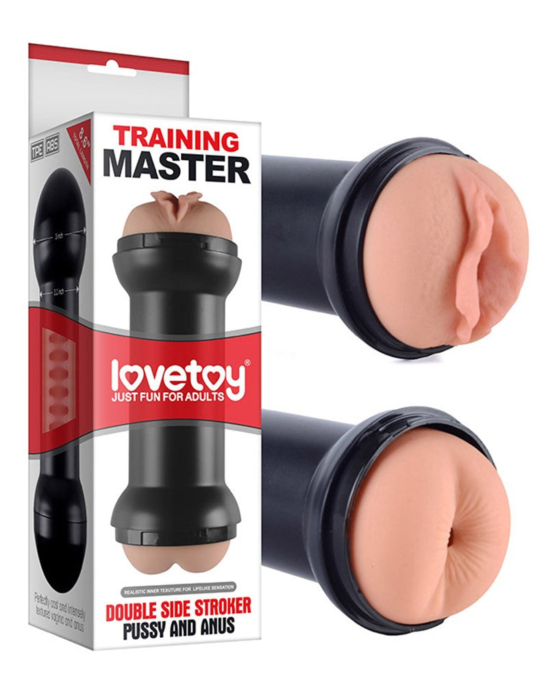 LoveToy - Training Master - Dubbele Masturbator - Pussy & Ass